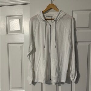 2x Calvin Klein Ivory Zip-Up Jacket